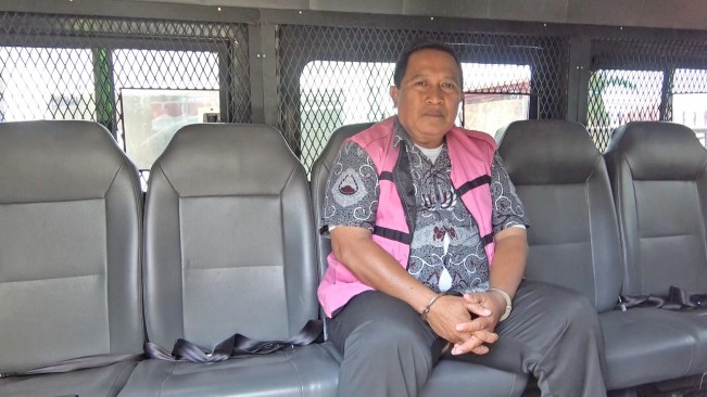 Tersangka JCS yang merupakan Pimpinan PT Bank Sumut KCP Melati Medan ditahan Kejati Sumut. [Dok. Penkum Kejati Sumut]